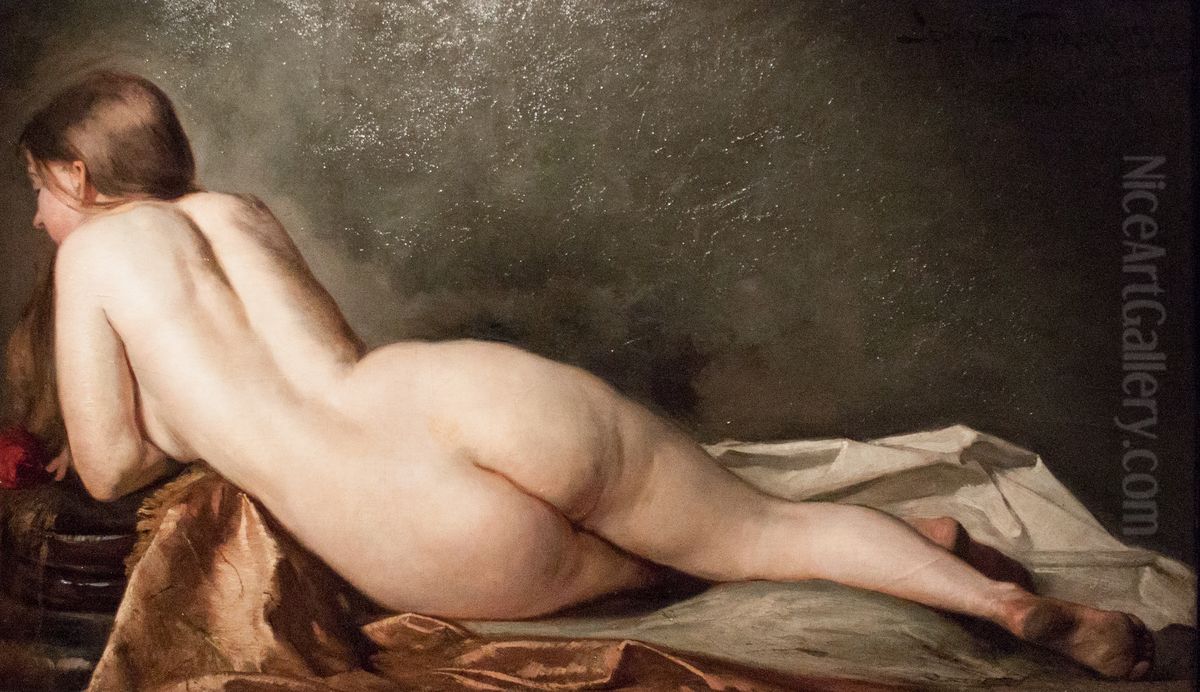 Female model Oil Painting by Jenny Nystrom