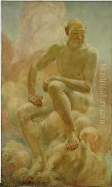 Summer clouds (Nyudokumo) Oil Painting by Nagahara Kotaro