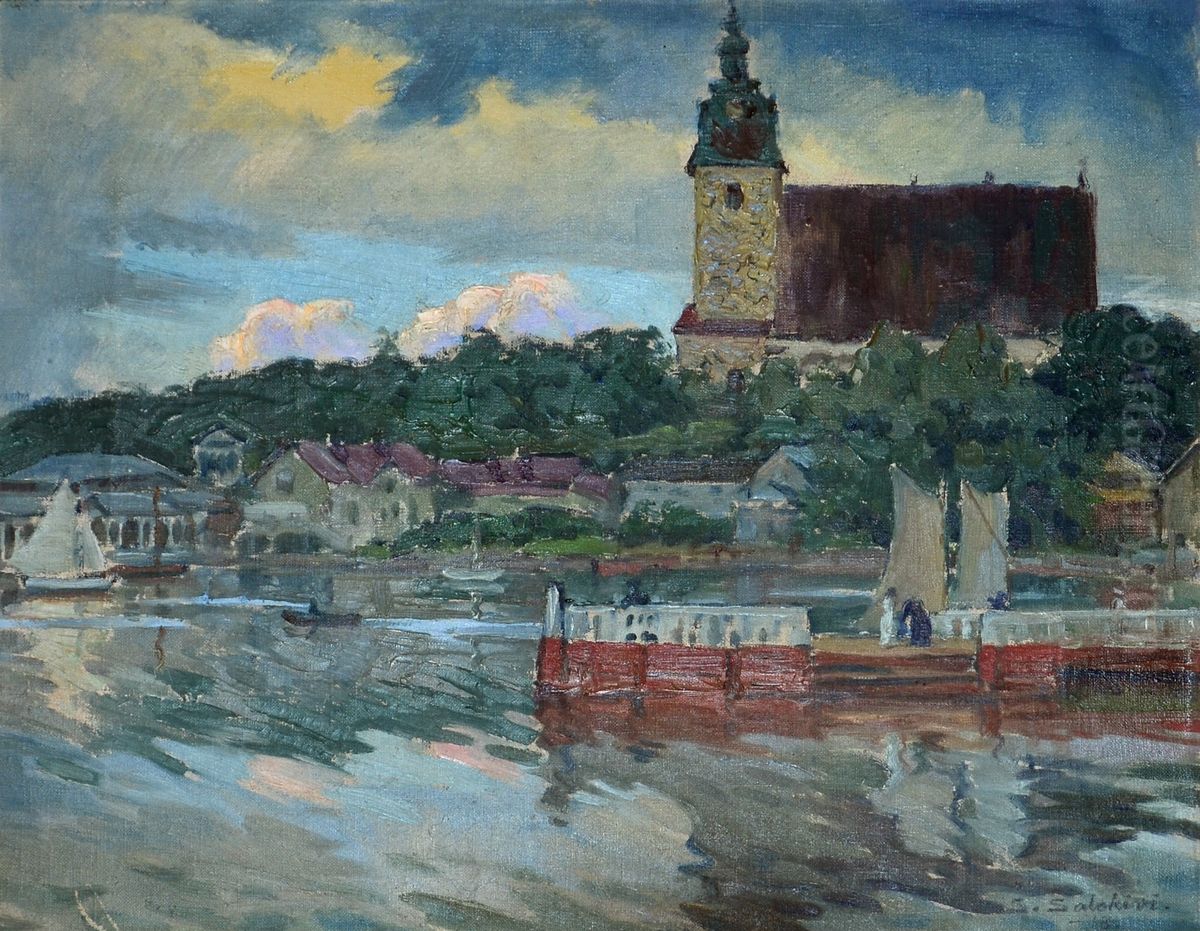 Nadendal / Naantali Oil Painting by Santeri Salokivi