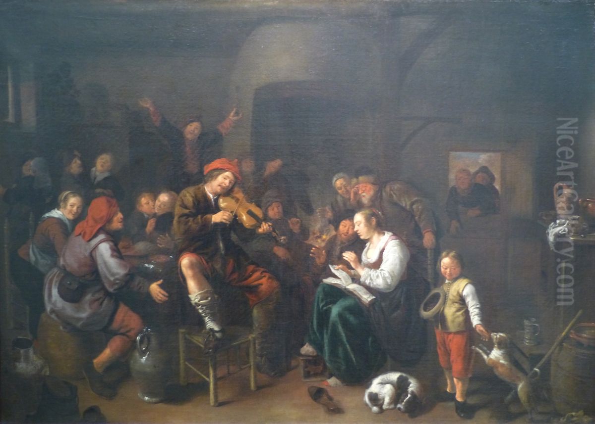 Fete rustique Oil Painting by Jan Miense Molenaer