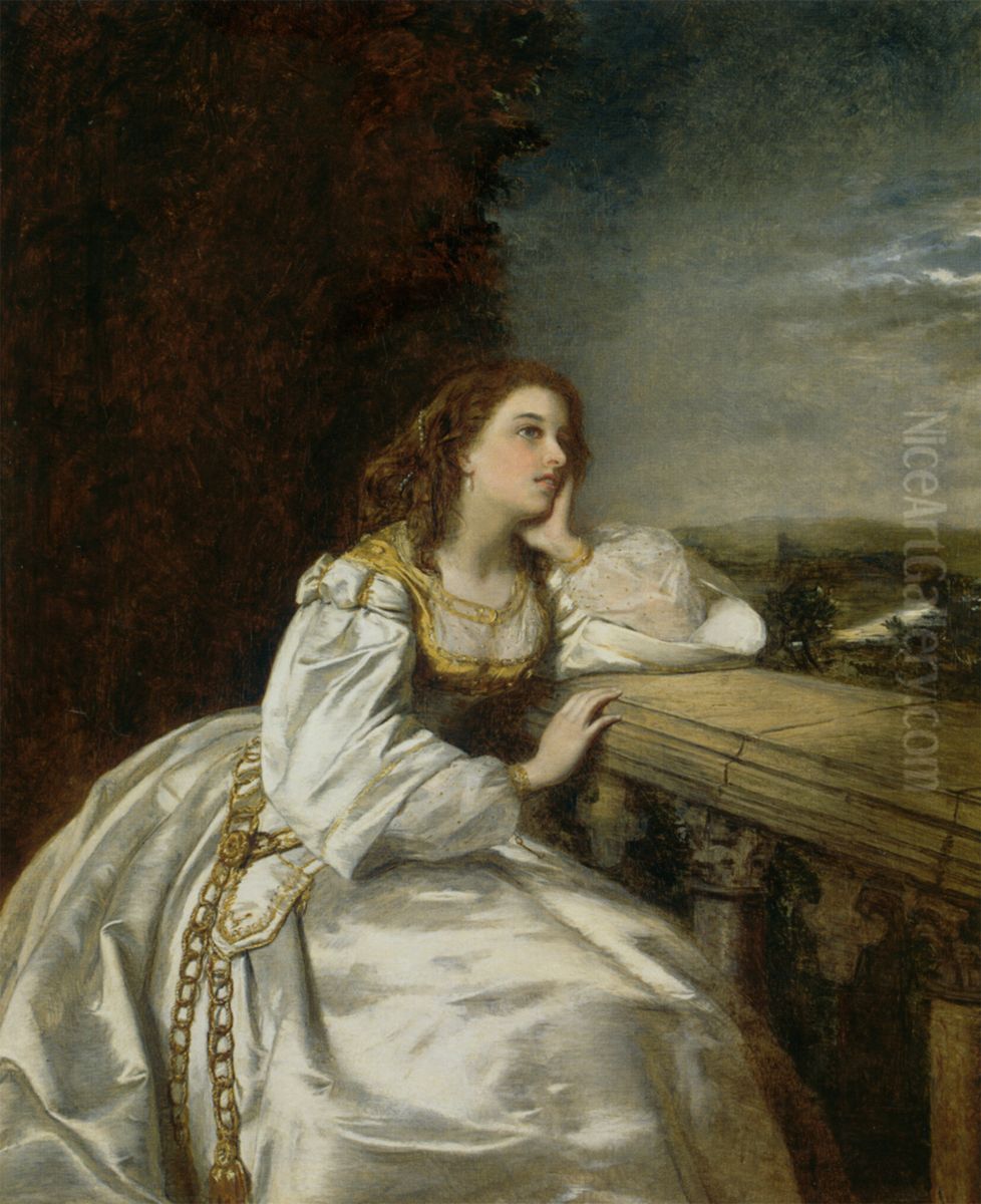 O That I Were A Glove Upon That Hand Oil Painting by William Powell Frith