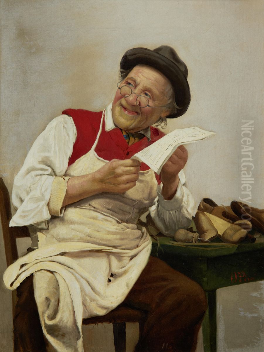 The cobbler Oil Painting by unknown