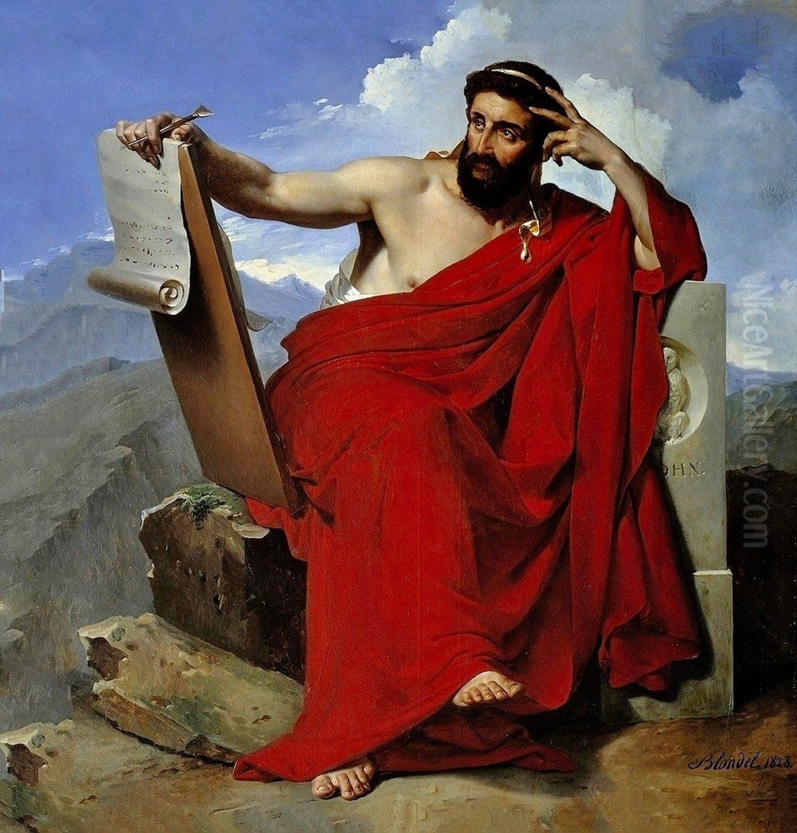 Portrait of Solon Legislator and Poet of Athenes Oil Painting by unknown