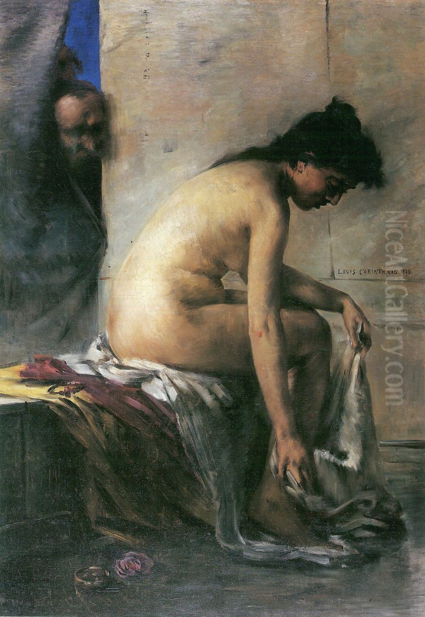 Susanna and the Elders Oil Painting by Lovis (Franz Heinrich Louis) Corinth