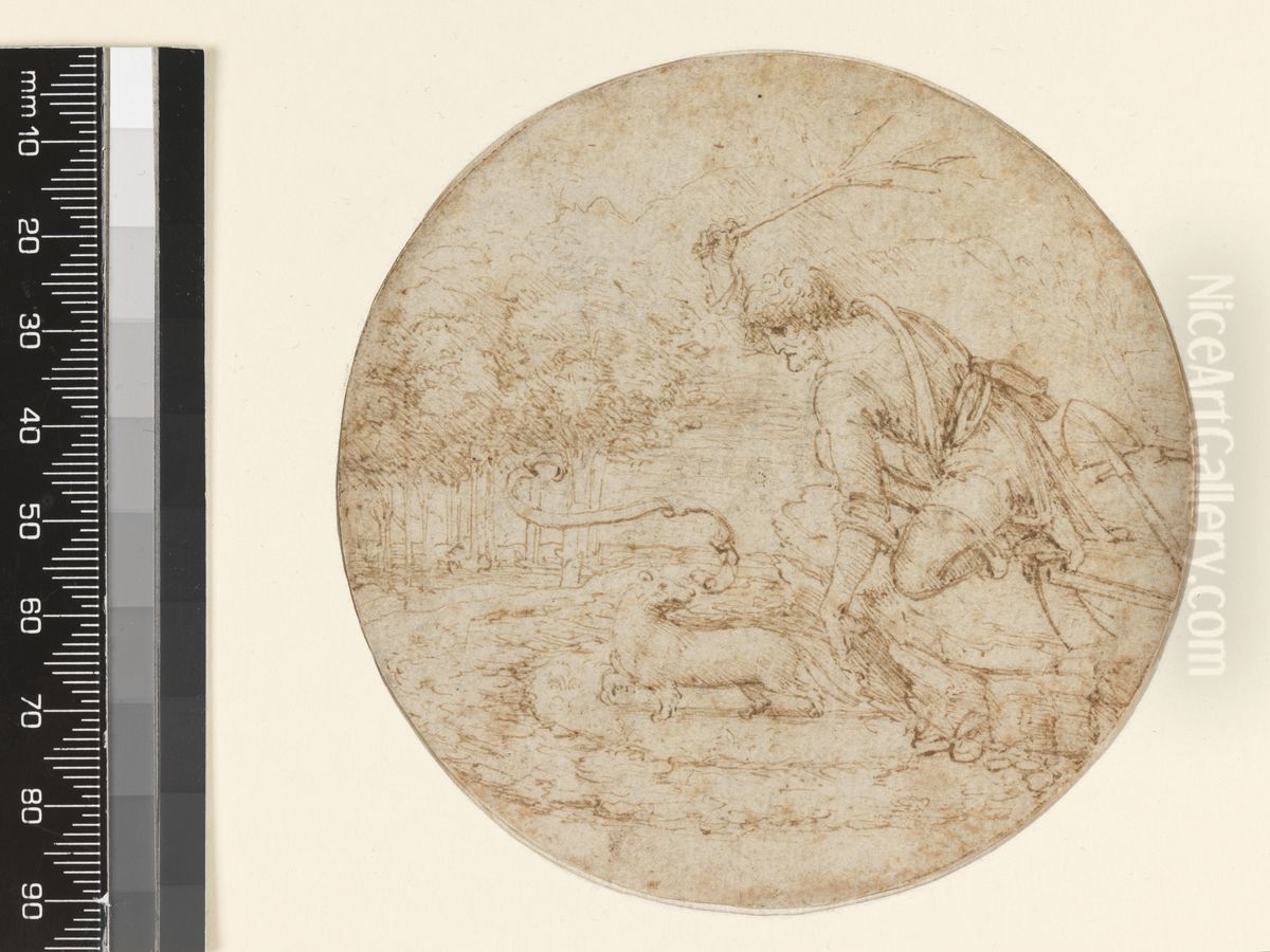 The ermine as a symbol of purity Oil Painting by Leonardo Da Vinci