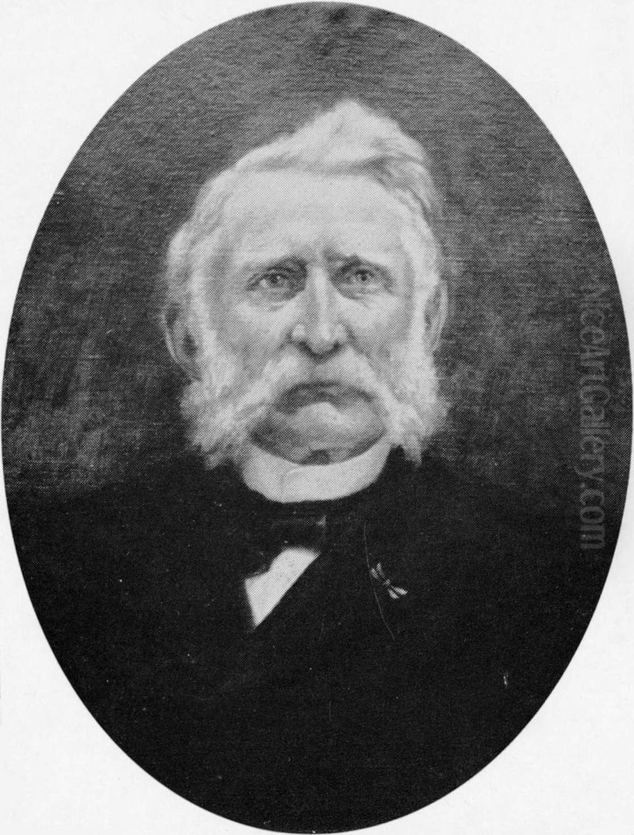 Portrait of Christianus Antonius Houben Oil Painting by Peter Heinrich Windhausen