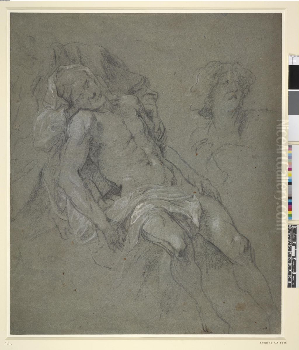 Study for the Lamentation Oil Painting by Sir Anthony Van Dyck