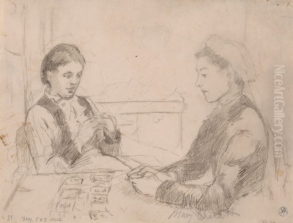 Telling Fortunes Oil Painting by Mary Cassatt