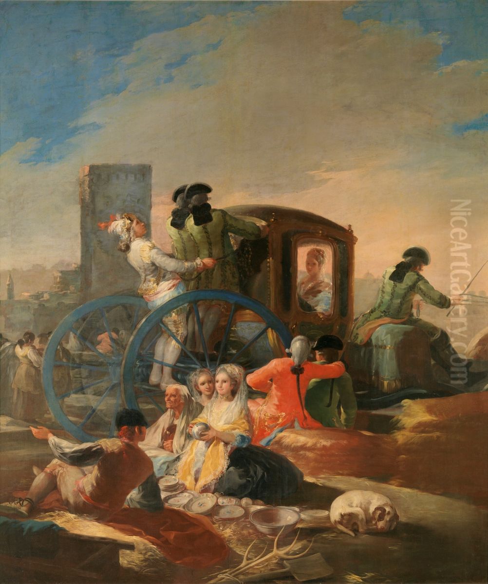 El cacharrero Oil Painting by Francisco Goya Fuendetodos