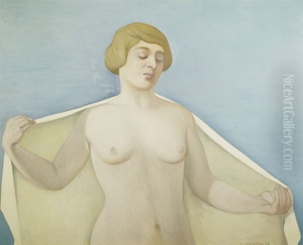 After the Bath Oil Painting by Felix Vallotton