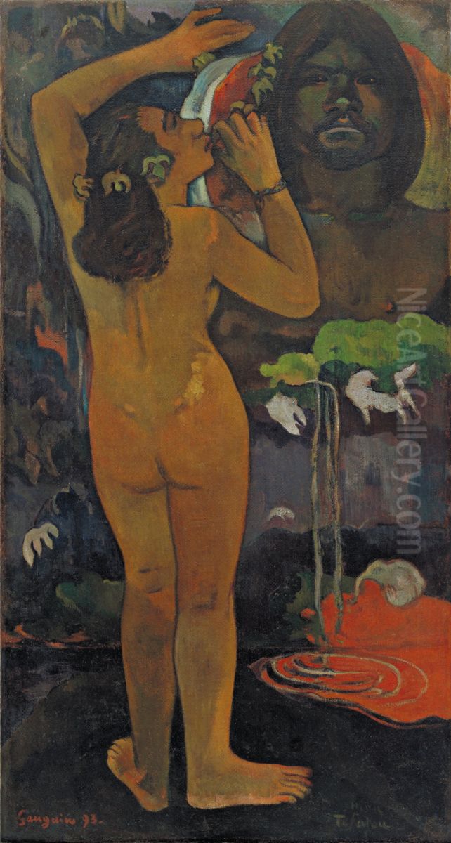 The Moon and the Earth Oil Painting by Paul Gauguin