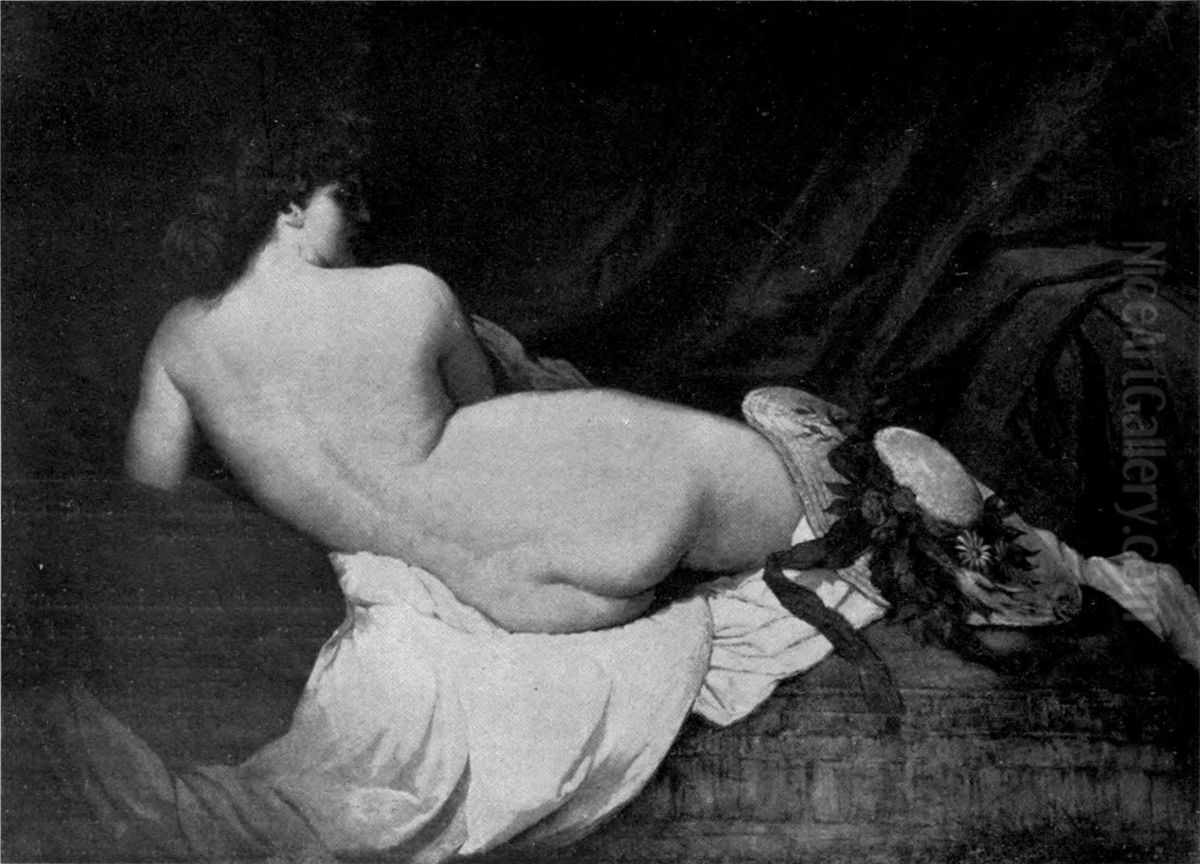 Faustina Oil Painting by Gabriel von Max