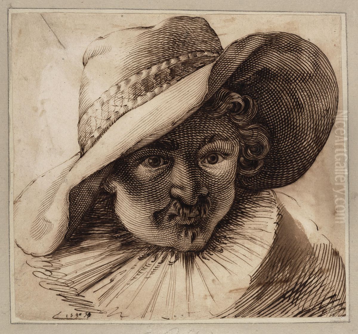 Portrait of Gillis van Breen Oil Painting by Goltzius Hendrick