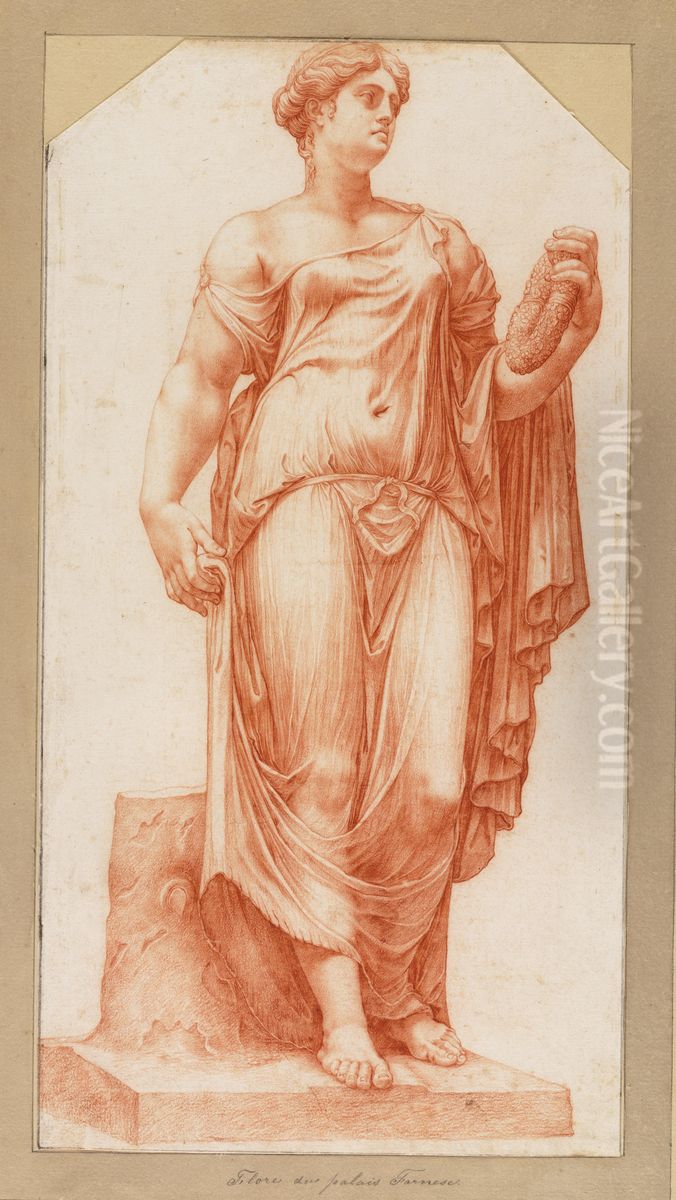 Flora Farnese Oil Painting by Goltzius Hendrick