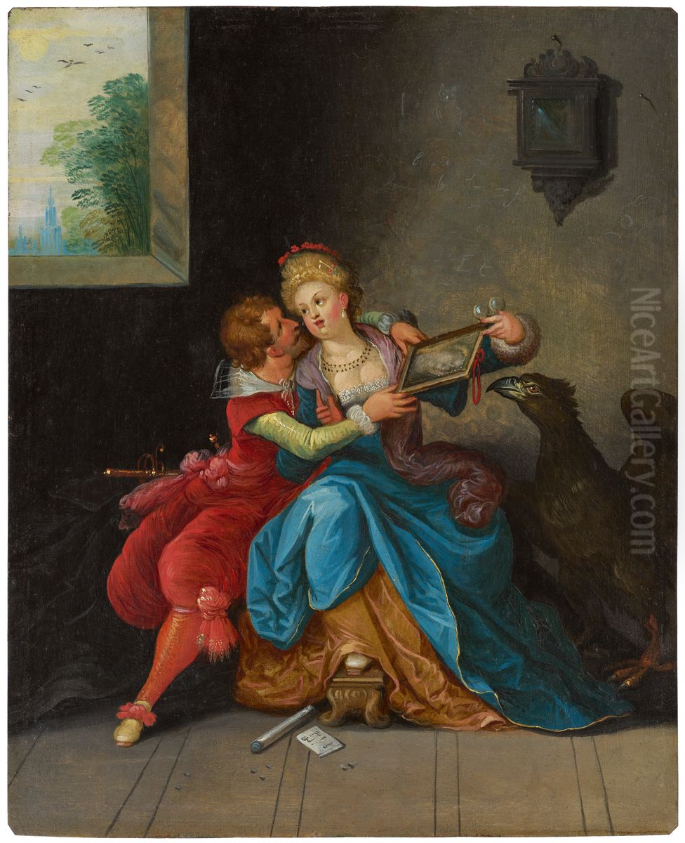 The Face Oil Painting by Frans Francken the Younger