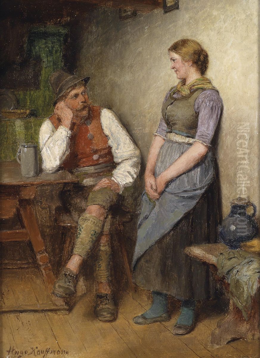 The Admirer Oil Painting by Hugo Kauffmann