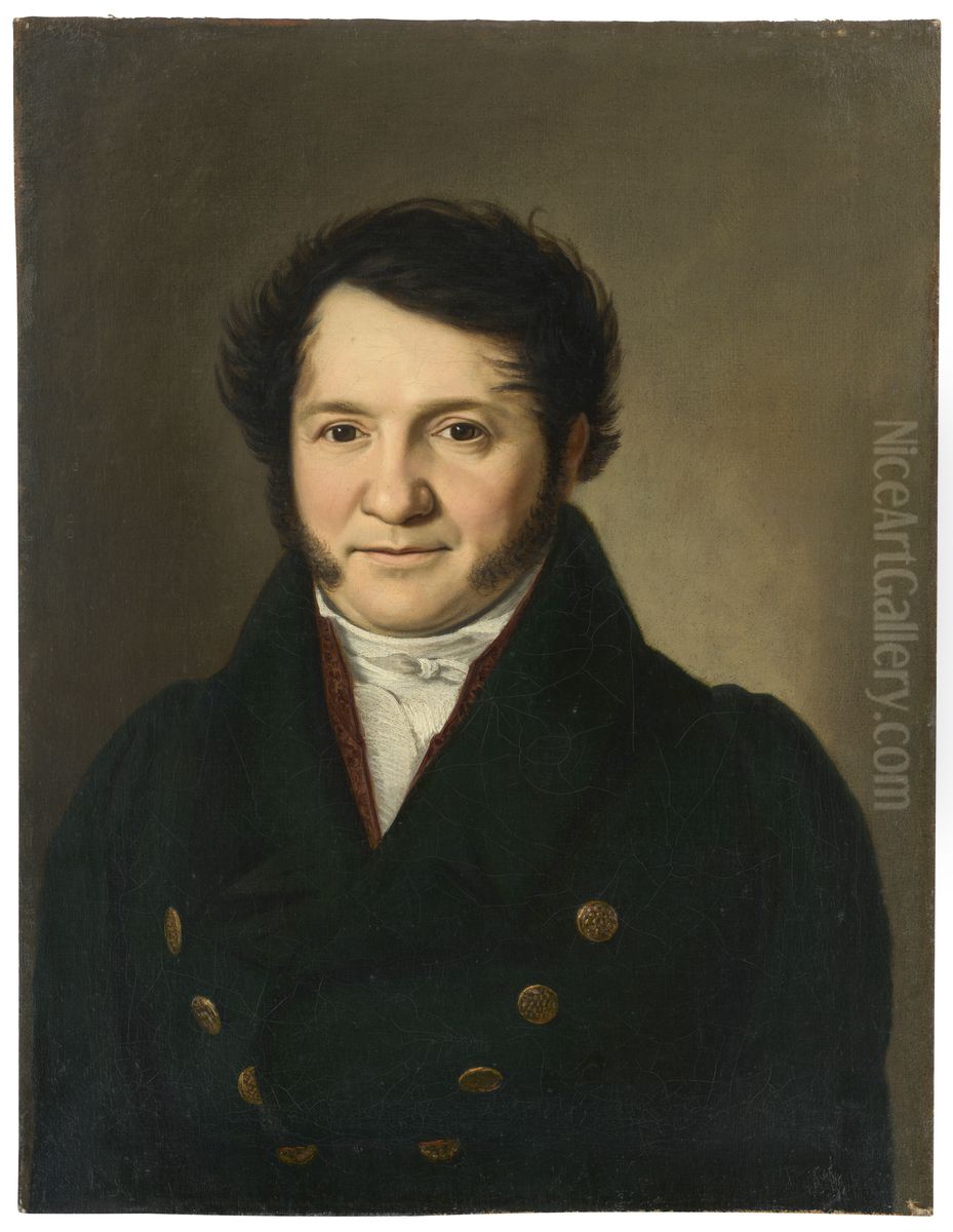 Portrait of I. Stapffel Oil Painting by Lukas Kirner