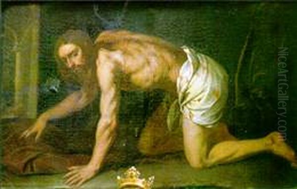Chrystus po ubiczowaniu Oil Painting by Mateo Cerezo