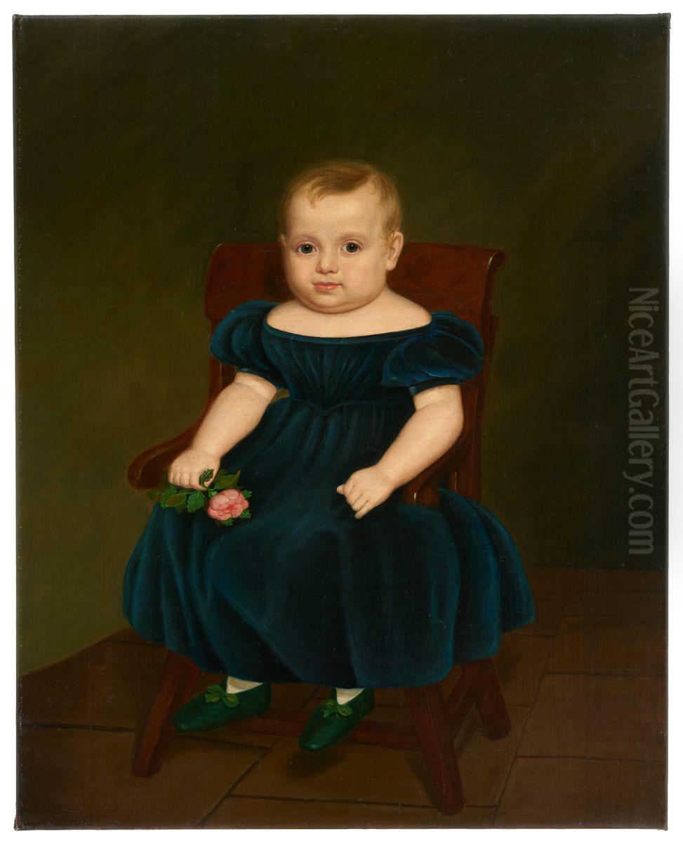 Kinderbildnis Oil Painting by Lambert Sachs