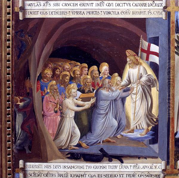 discesa al limbo Oil Painting by unknown