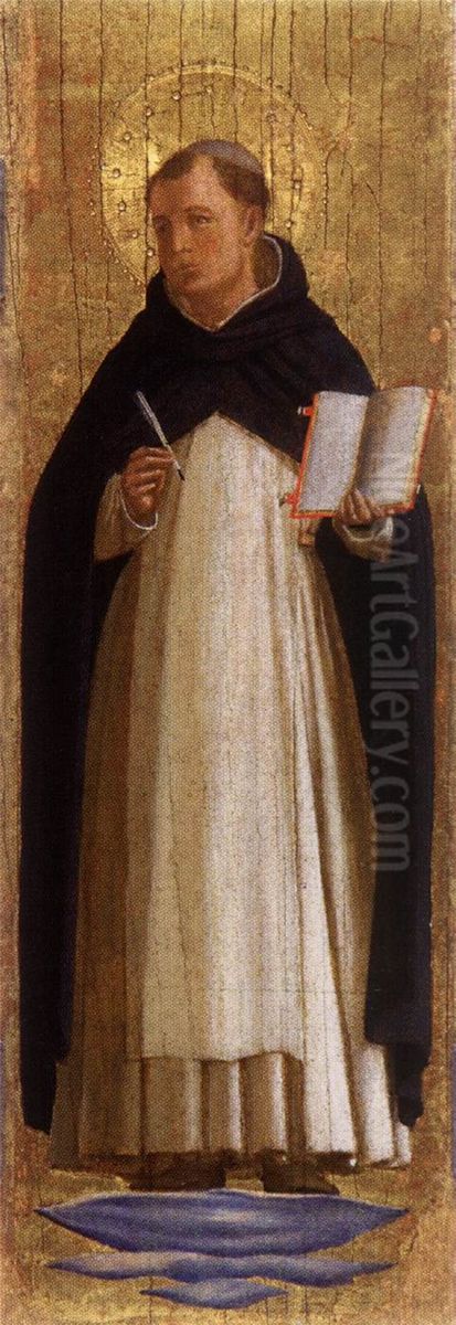 San Tommaso d'Aquino Oil Painting by Fra Angelico