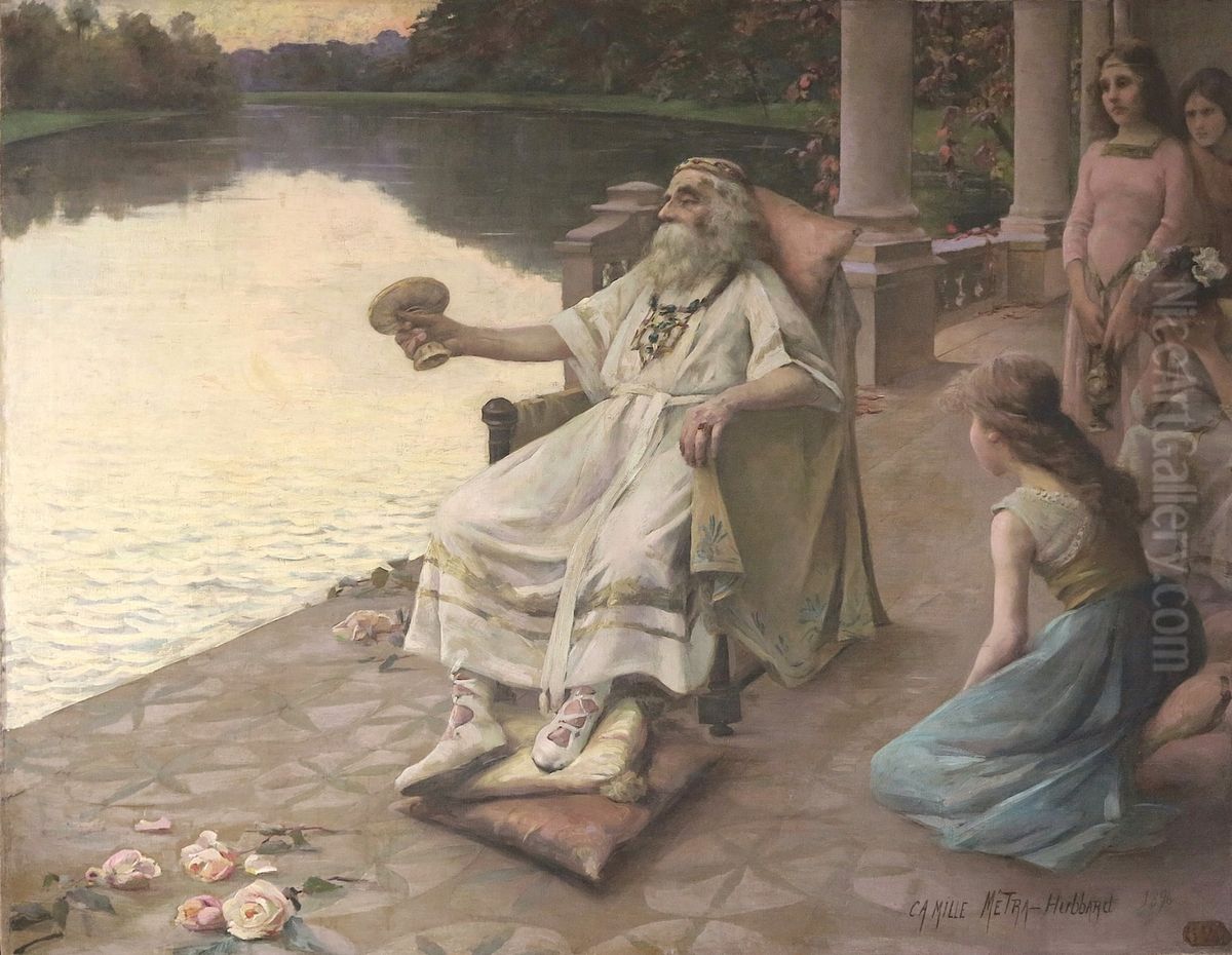 The Cup of the King of Thule Oil Painting by Camille Metra