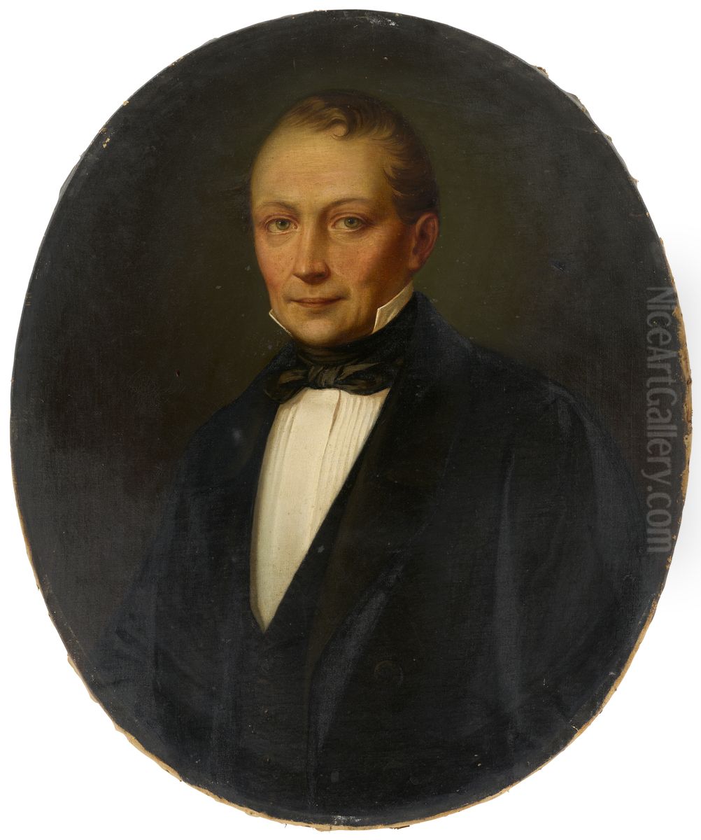 Portrait of Joseph Alexander Krebs III Oil Painting by Dominik Weber