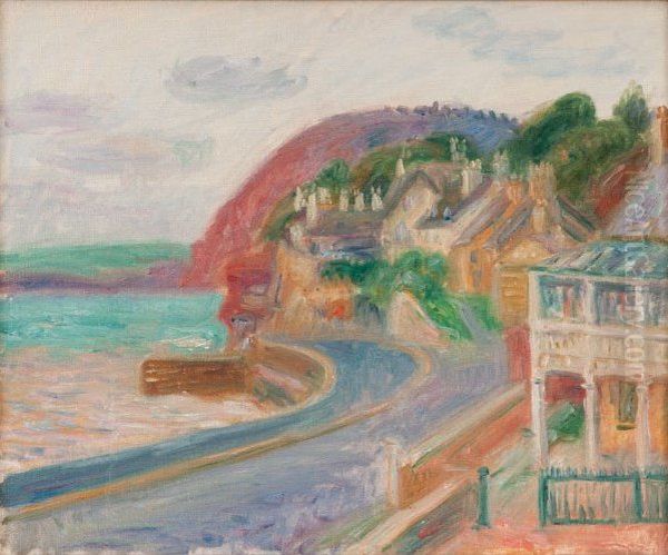 Route de Trajus, Canne's Oil Painting by William James Glackens