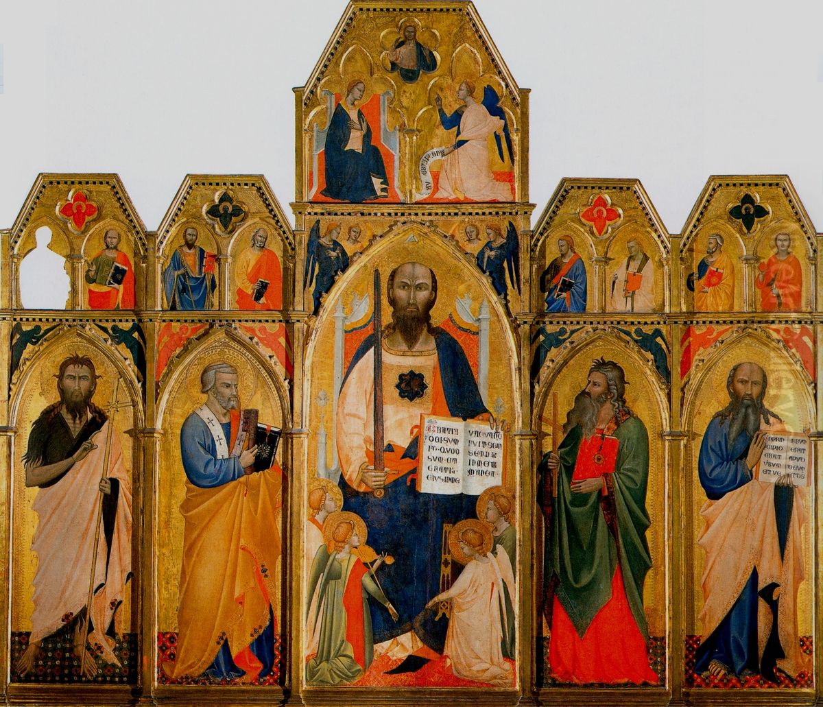 Saint Paul Polyptych Oil Painting by Vittorio Cini collection