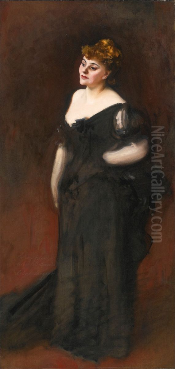 Mrs. Harry Vane Milbank (Alice Sidonie Vandenburg) Oil Painting by John Singer Sargent