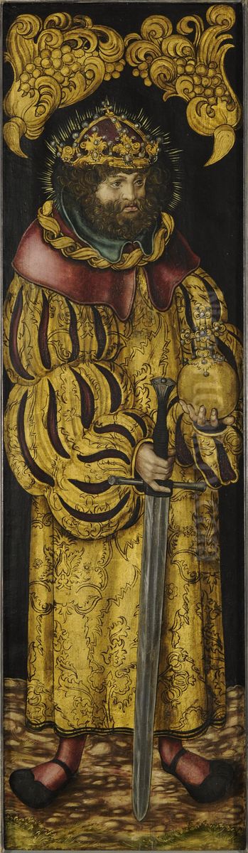 Saint Stephen, King of Hungary Oil Painting by Lucas Cranach the Elder
