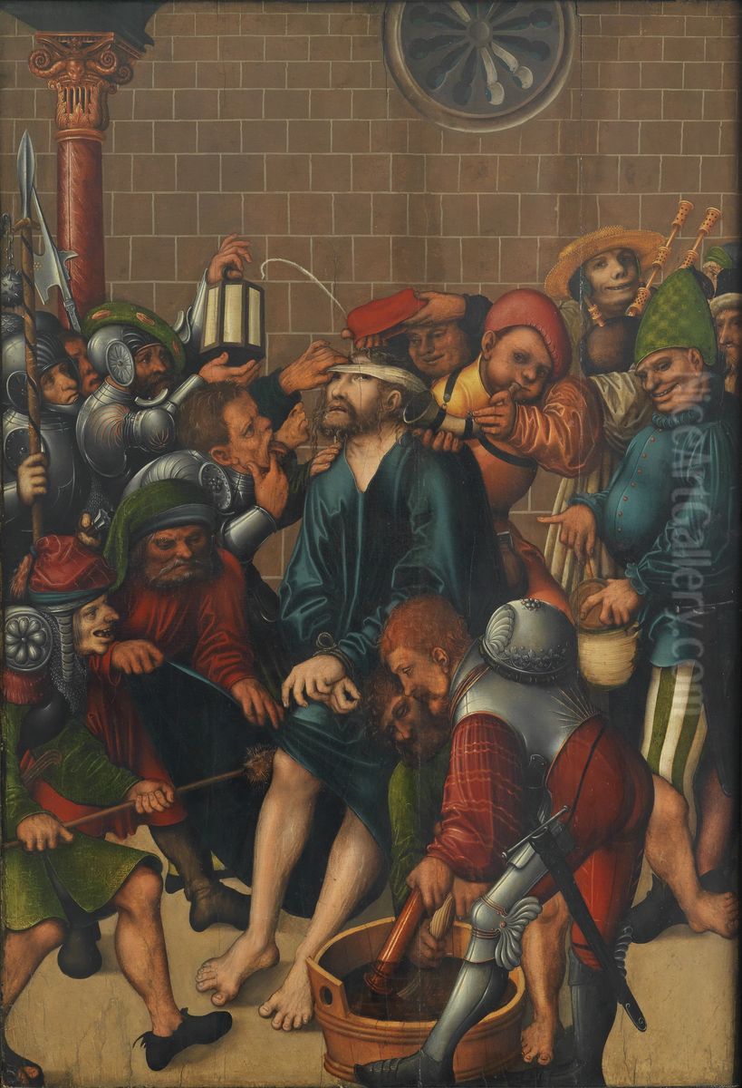 The Mockery of Christ Oil Painting by Lucas Cranach the Elder