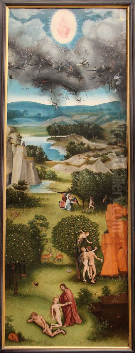 The Last Judgement - copy after Hieronymus Bosch Oil Painting by unknown