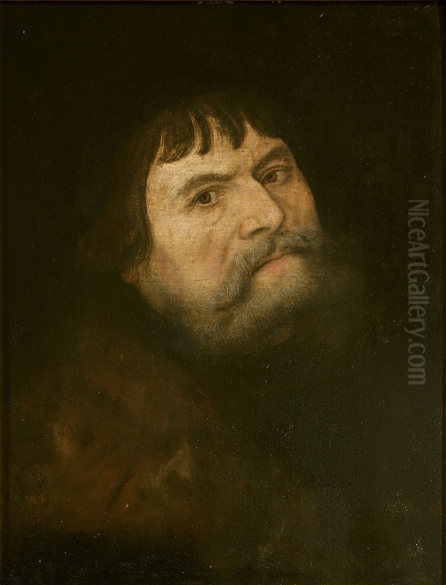 Self-portrait Oil Painting by Lucas Cranach the Elder