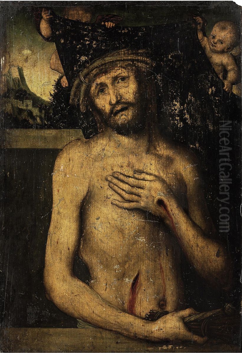 Der Schmerzensmann Oil Painting by Lucas Cranach the Elder