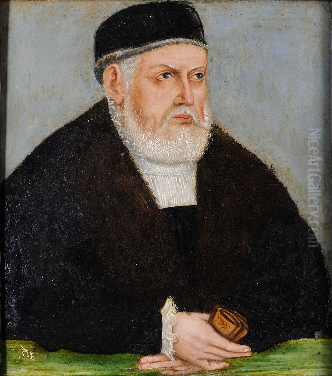 Portret Zygmunta I Starego (1467-1548) Oil Painting by Lucas The Younger Cranach