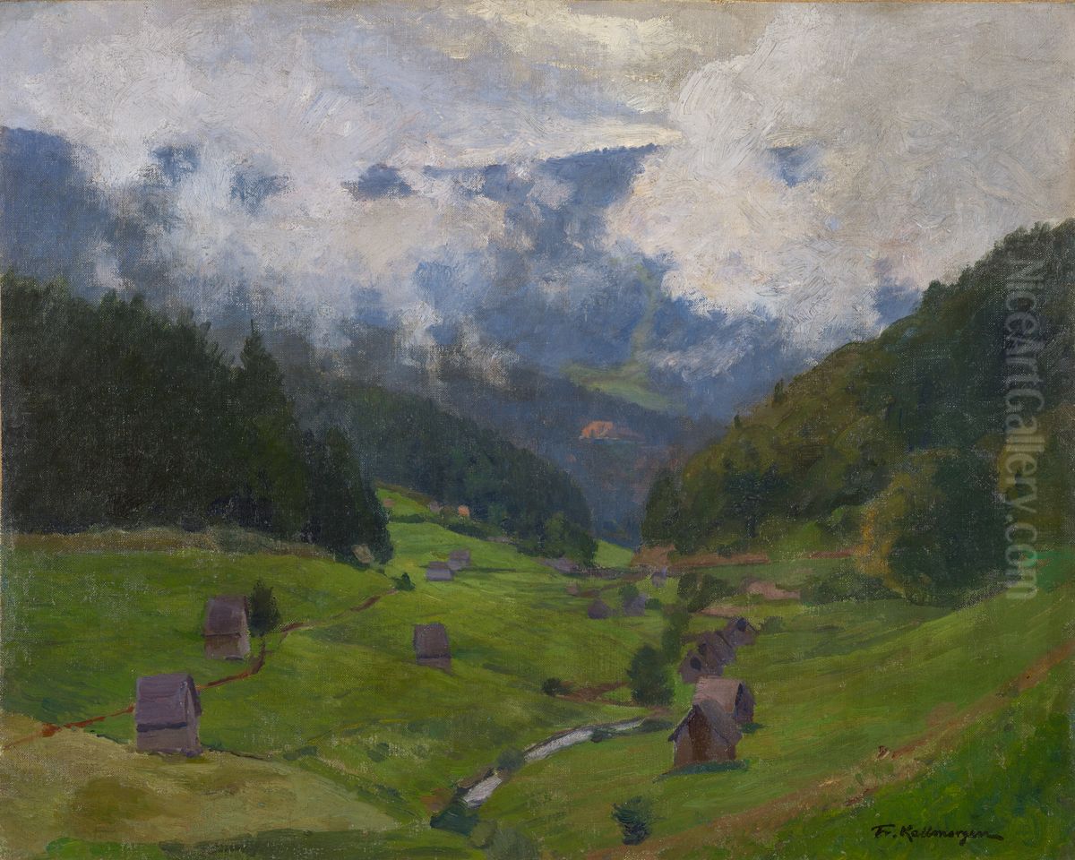 Vallee de la Raumunzach Oil Painting by Friedrich Kallmorgen
