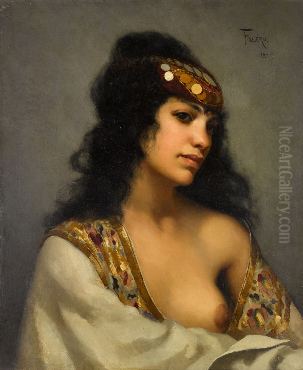 Odalisque Oil Painting by Luis Ricardo Falero