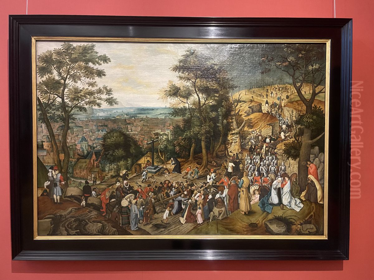Die Kreuztragung Christi Oil Painting by Pieter Brueghel the Younger