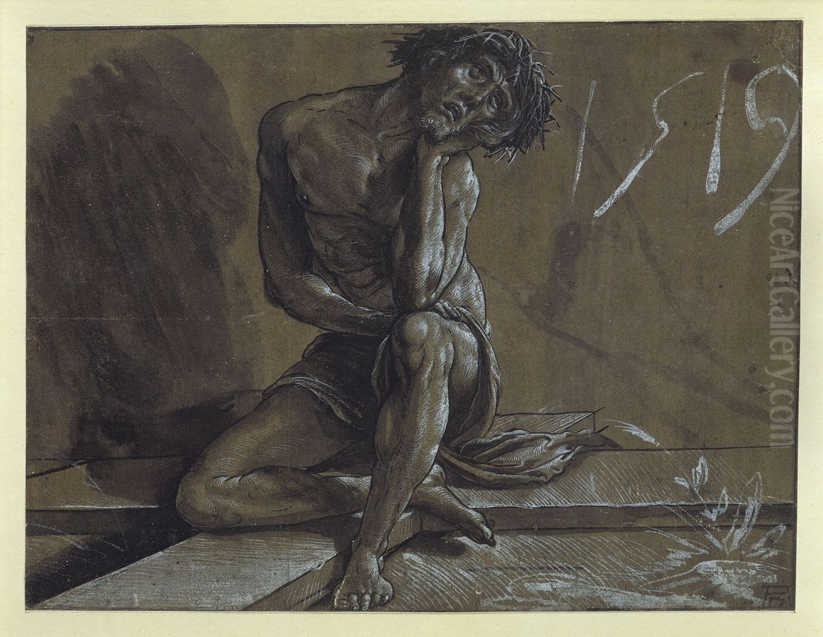 Christ at Rest Oil Painting by Hans Holbein the Younger