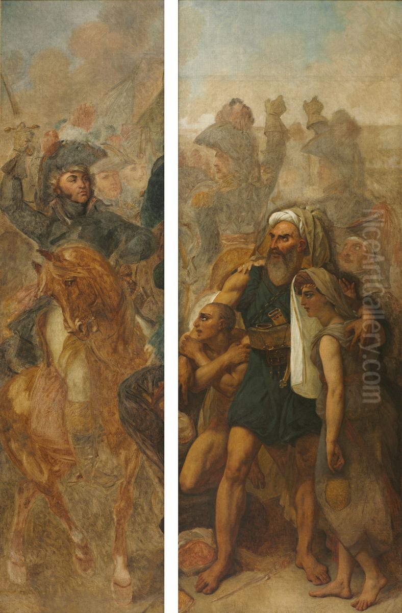 General Jean-Baptiste Kleber and Egyptian Family (Sketches for 
