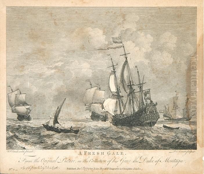 P Oil Painting by Pierre Ch. Canot