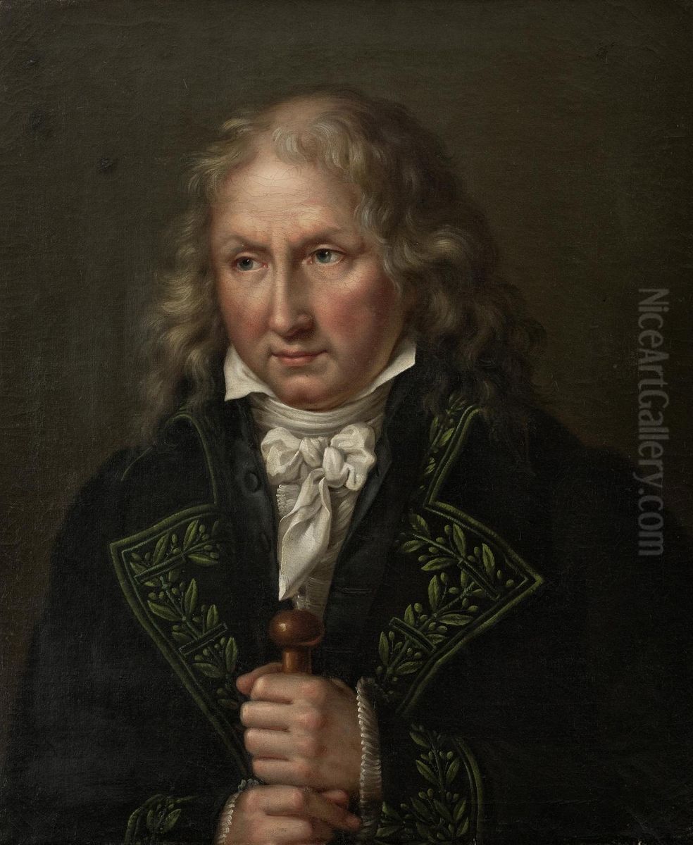 Portrait de Bernardin de Saint-Pierre Oil Painting by Elizabeth Harvey
