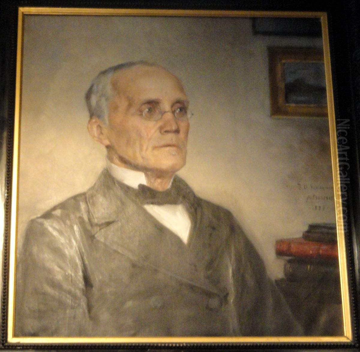 Berndt Otto Schauman Oil Painting by Albert Edelfelt