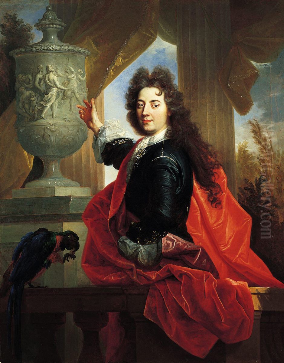 Portrait presume de Pierre Le Pautre Oil Painting by Nicolas de Largilliere