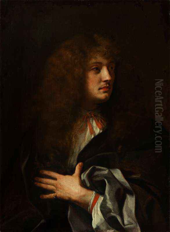 Portrait of Count Franz Anton Berka of Duba Oil Painting by Carlo Maratta or Maratti