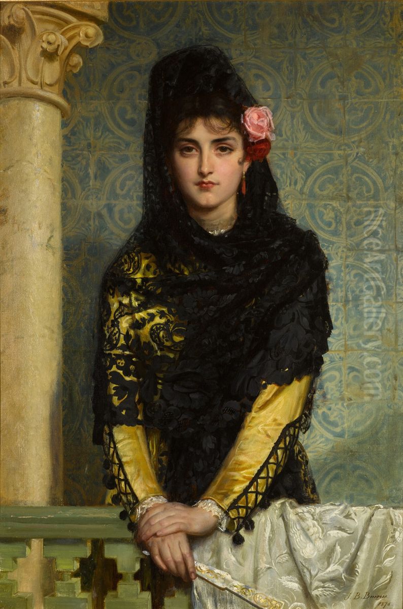 The Spanish lady Oil Painting by John Bagnold Burgess