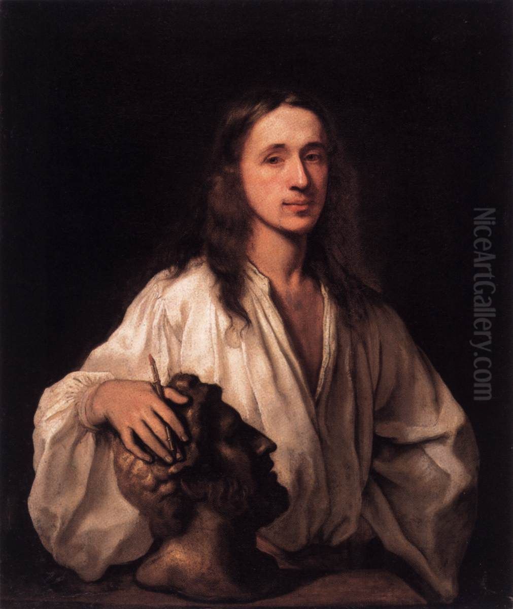 Self-portrait Oil Painting by Johann Ulrich Mayr