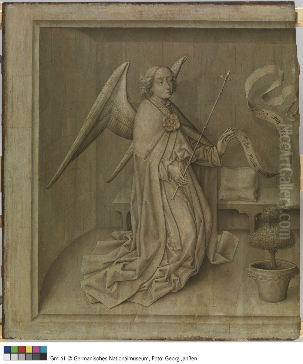 Verkundigungsengel Oil Painting by Rogier van der Weyden