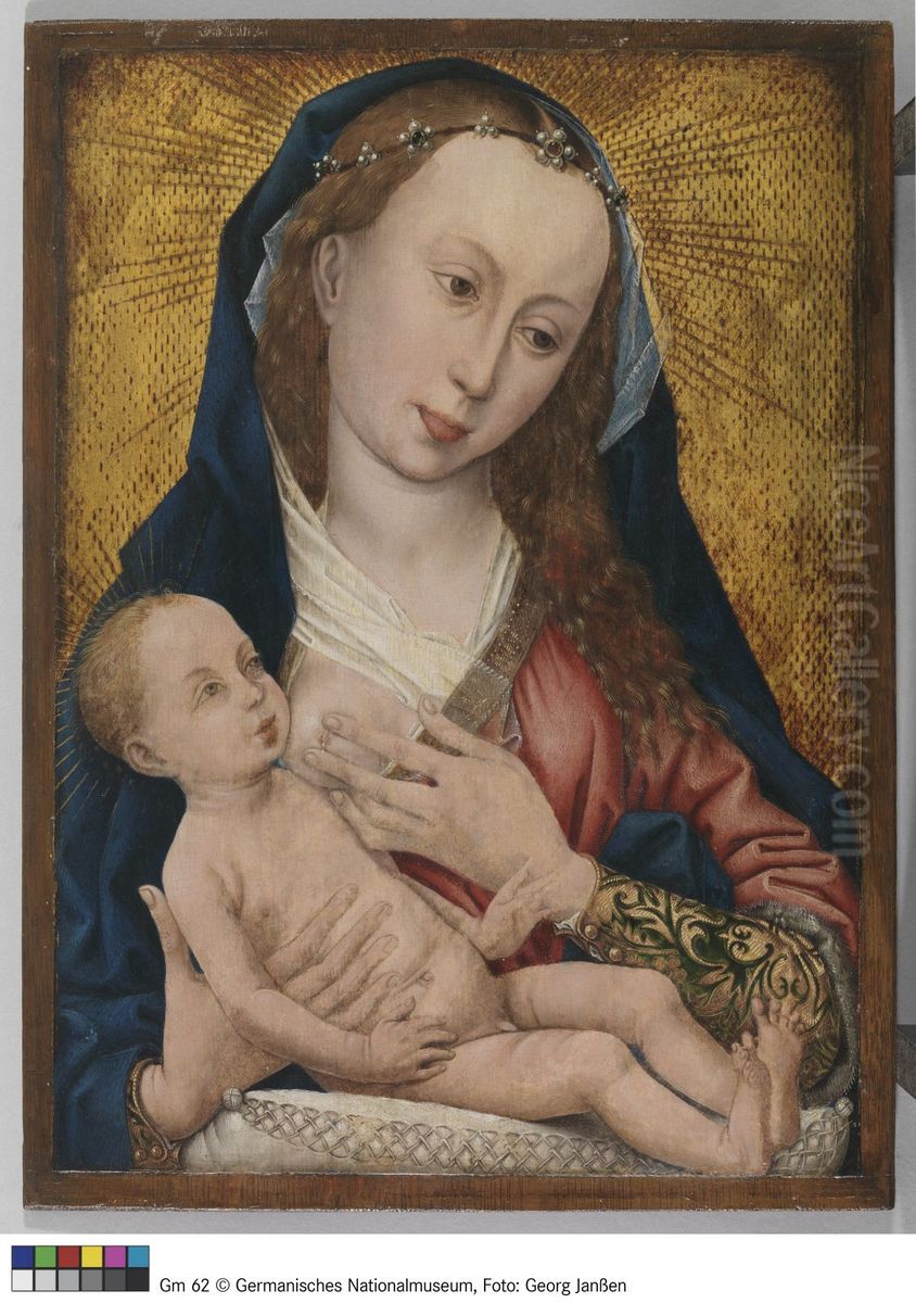 Virgo lactans Oil Painting by Rogier van der Weyden